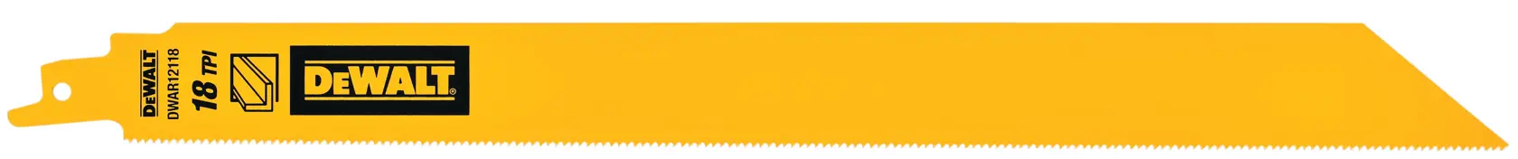 DEWALT® 12IN 18TPI 1IN RECIP SAW BLD 5-CT