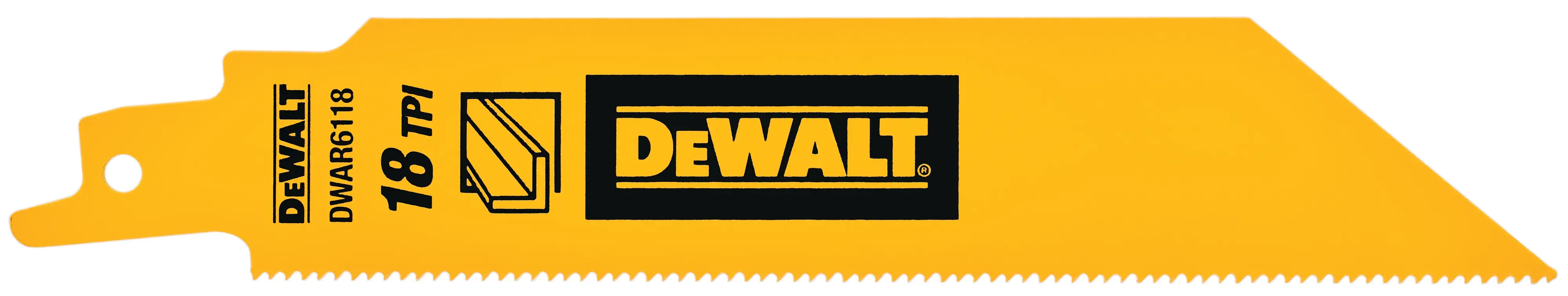DEWALT® 6IN 18 TPI 1IN RECIP SAW BLD 5-CT