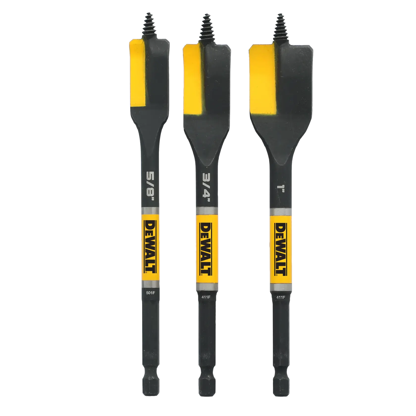 3 PC ELITE Nail Cutting Spade Bit Set (5/8“, 3/4“, 1“)