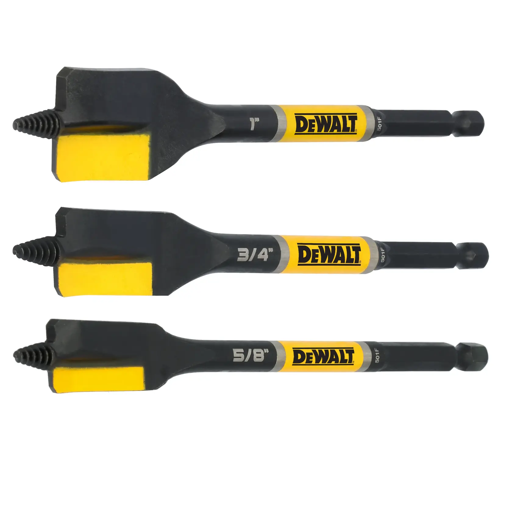 3 PC ELITE Nail Cutting Spade Bit Set (5/8“, 3/4“, 1“)