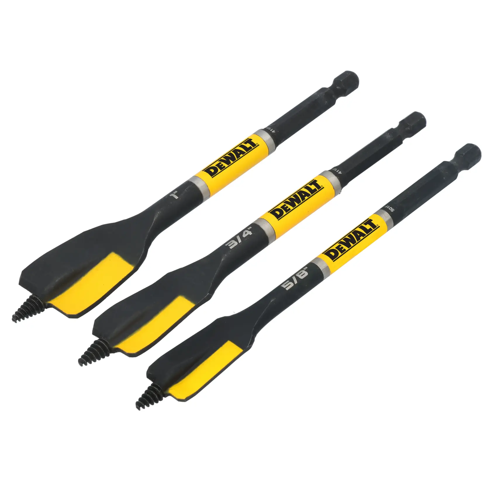 3 PC ELITE Nail Cutting Spade Bit Set (5/8“, 3/4“, 1“)
