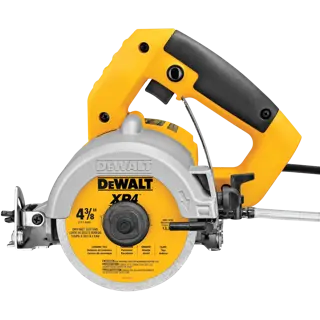 Profile of wet dry handheld tile cutter.