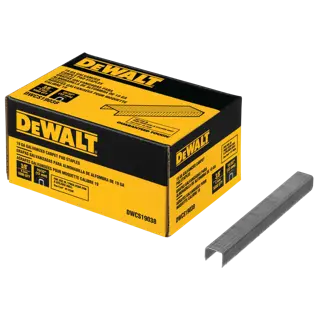 Carpet pad staples with packaging.