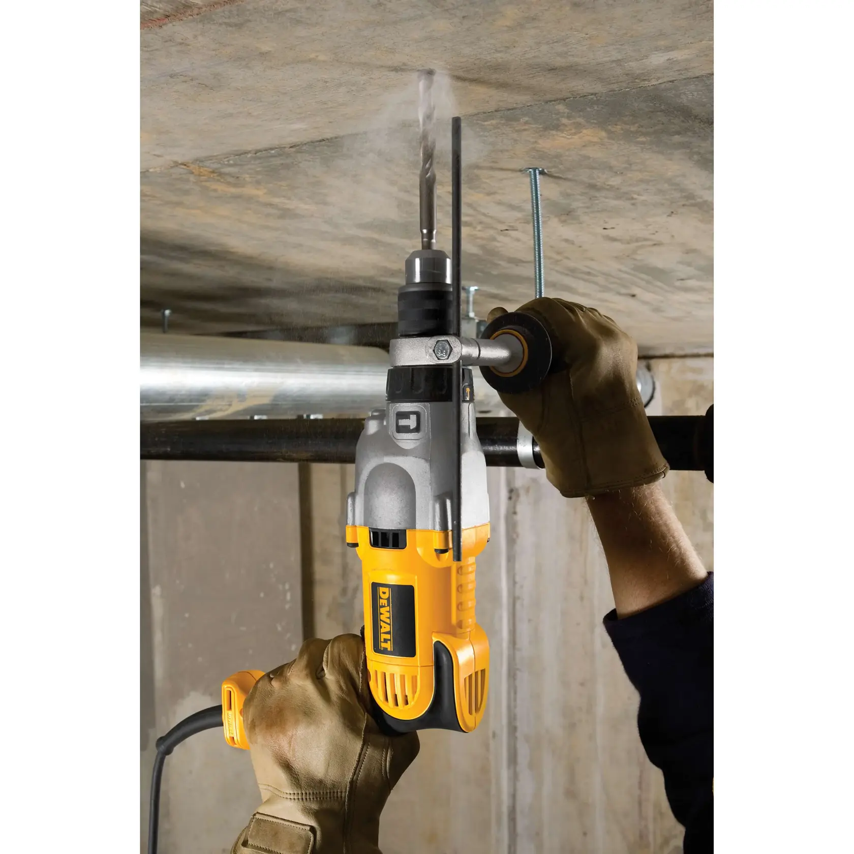 DEWALT® Hammer Drill Kit, 1/2-in., 10-Amp, Pistol Grip ()