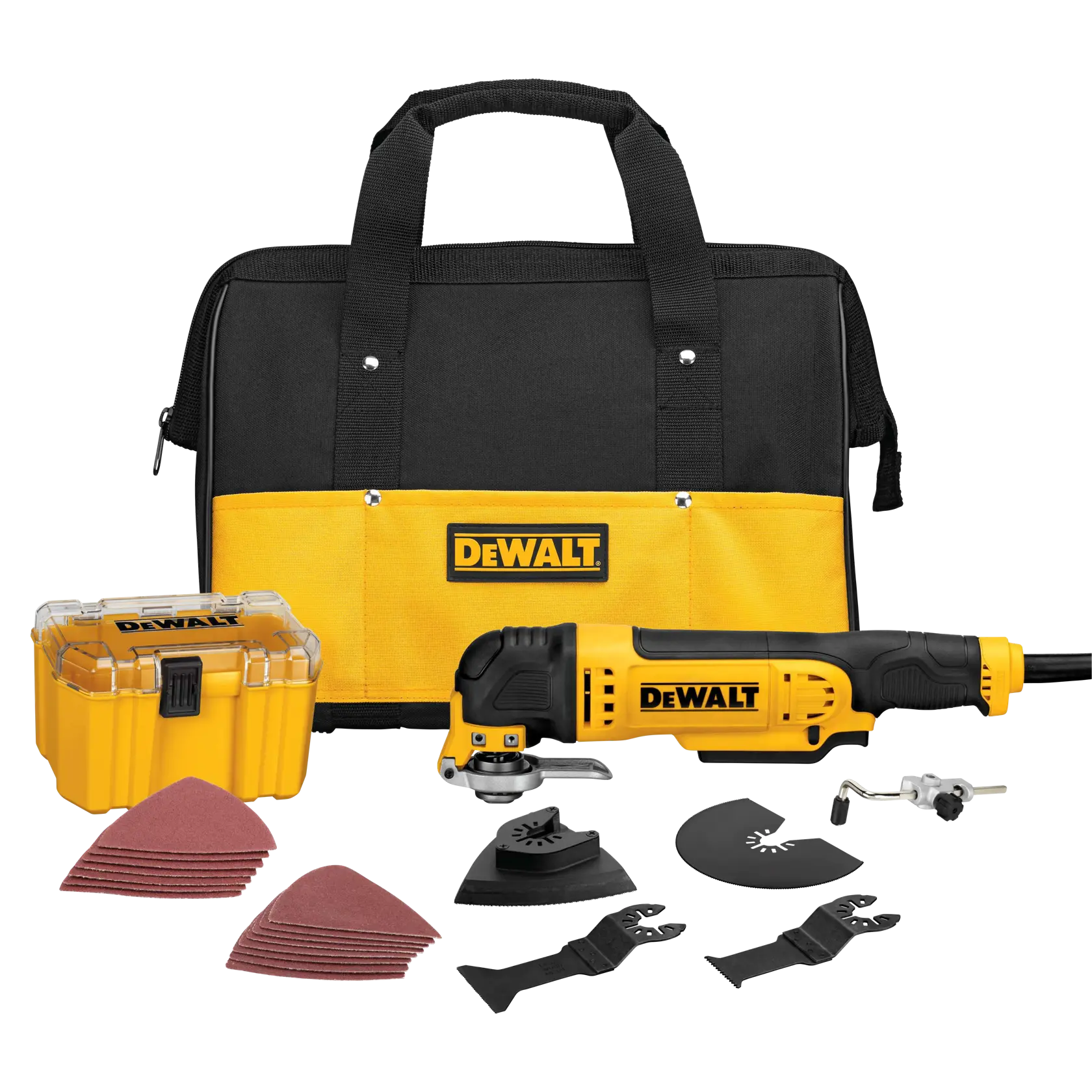 Oscillating multi tool full kit.