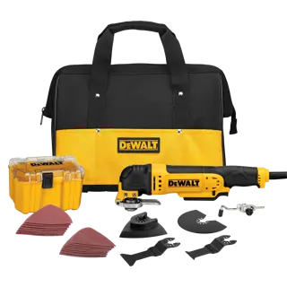 Oscillating multi tool full kit.