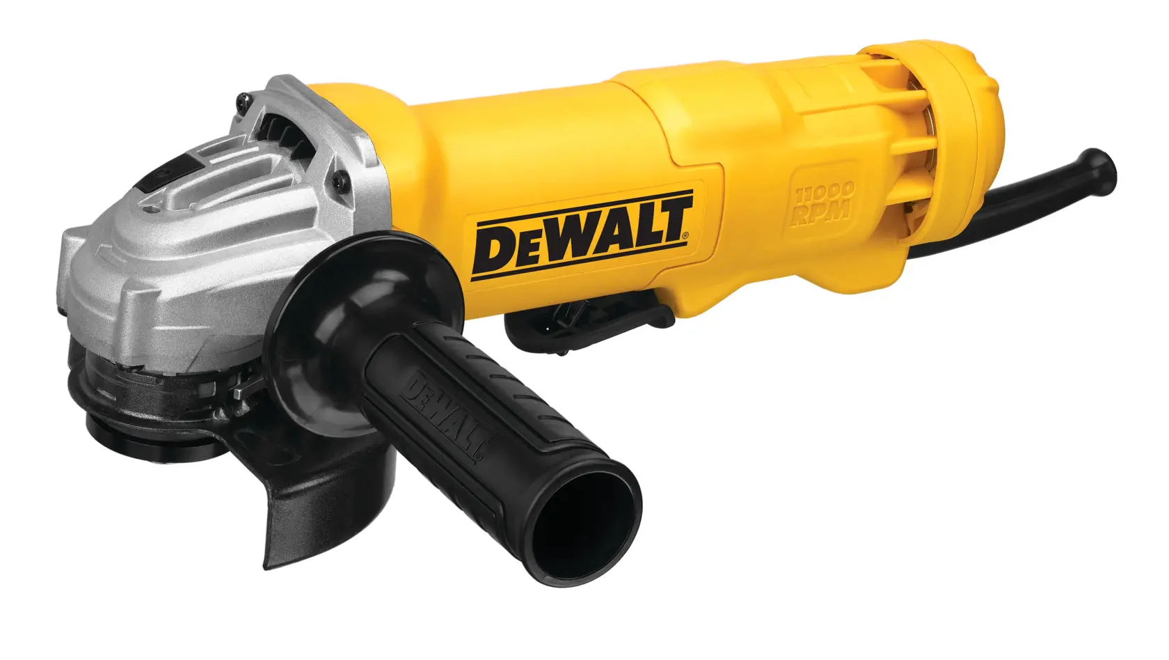 Profile of small angle grinder with nolock on.