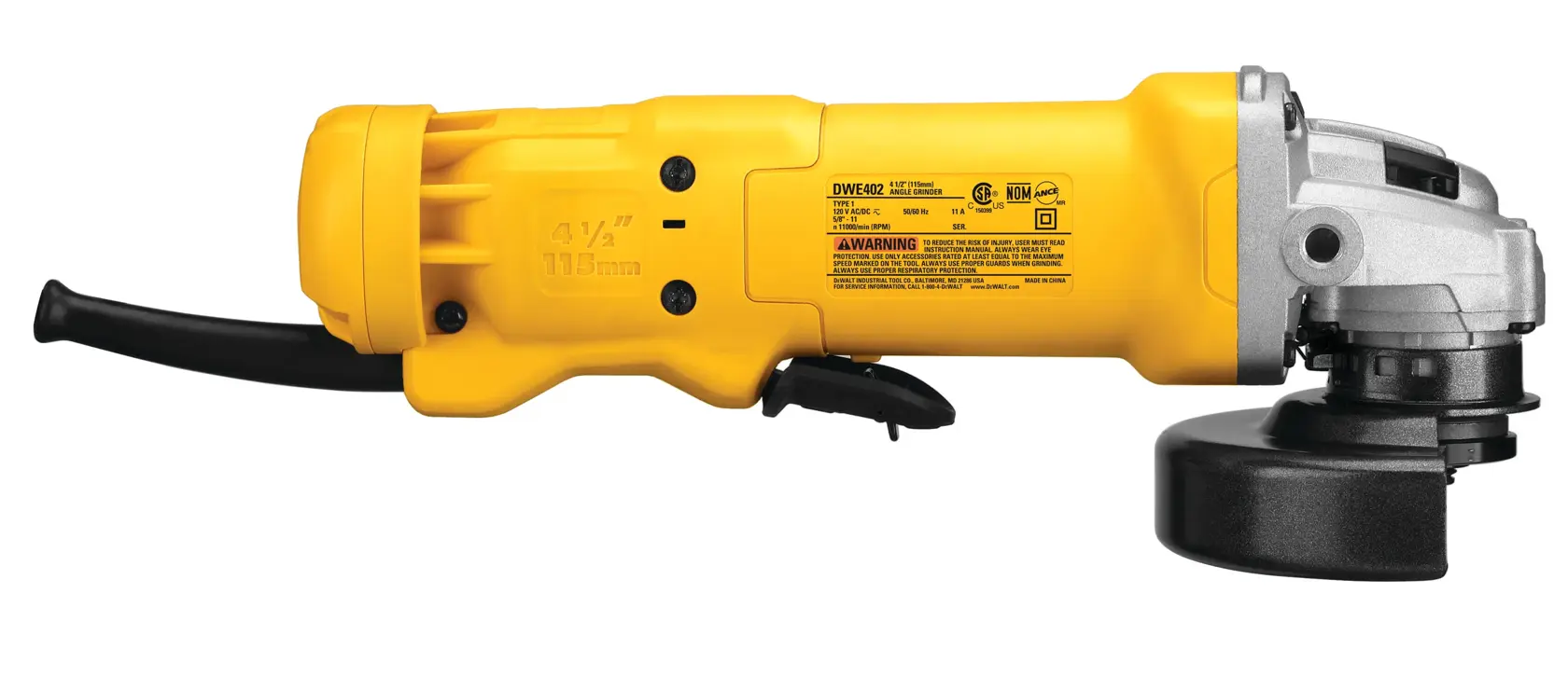 DEWALT® 4-1/2-in. (115mm) Small Angle Grinder thumbnail 4