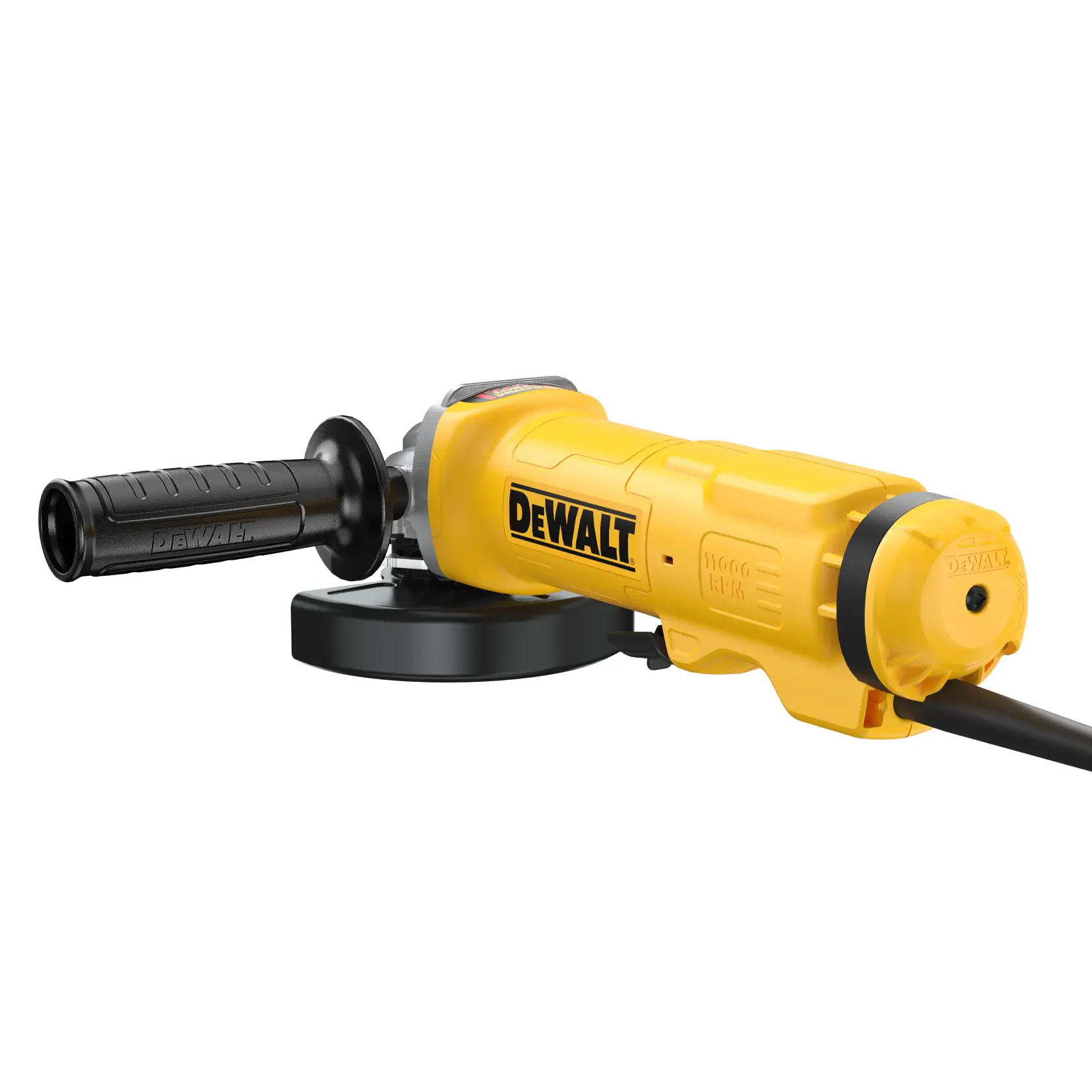 DEWALT® 4-1/2-in. - 5-in. (114mm - 127mm) Corded Electric Paddle Switch Angle Grinder with No Lock-On thumbnail 3