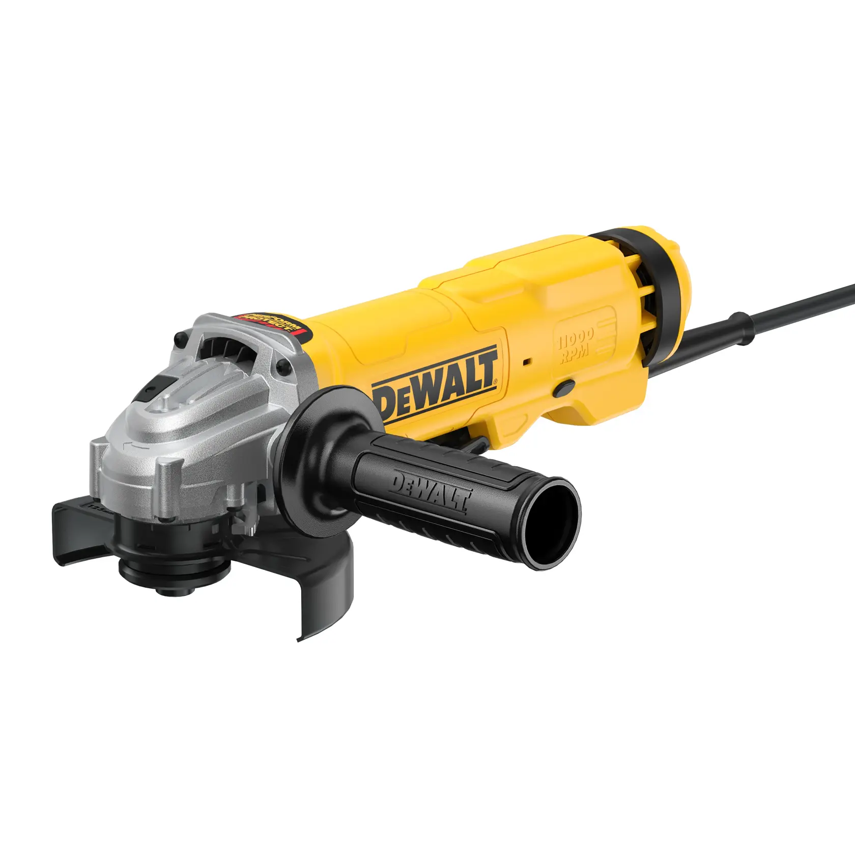 DEWALT® 4-1/2-Inch - 5-Inch (114mm - 127mm) Corded Electric Paddle Switch Grinder with Trigger Lock