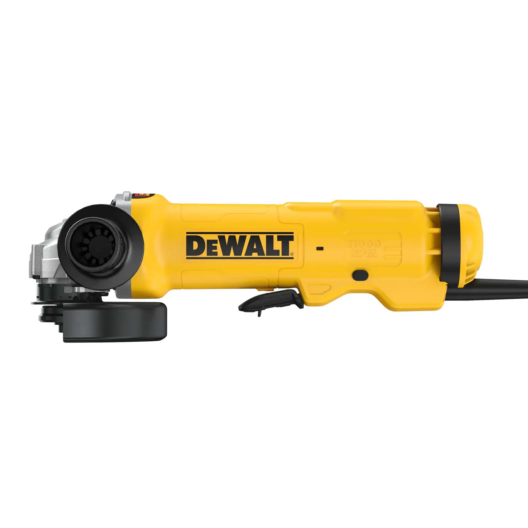 DEWALT® 4-1/2-Inch - 5-Inch (114mm - 127mm) Corded Electric Paddle Switch Grinder with Trigger Lock thumbnail 2
