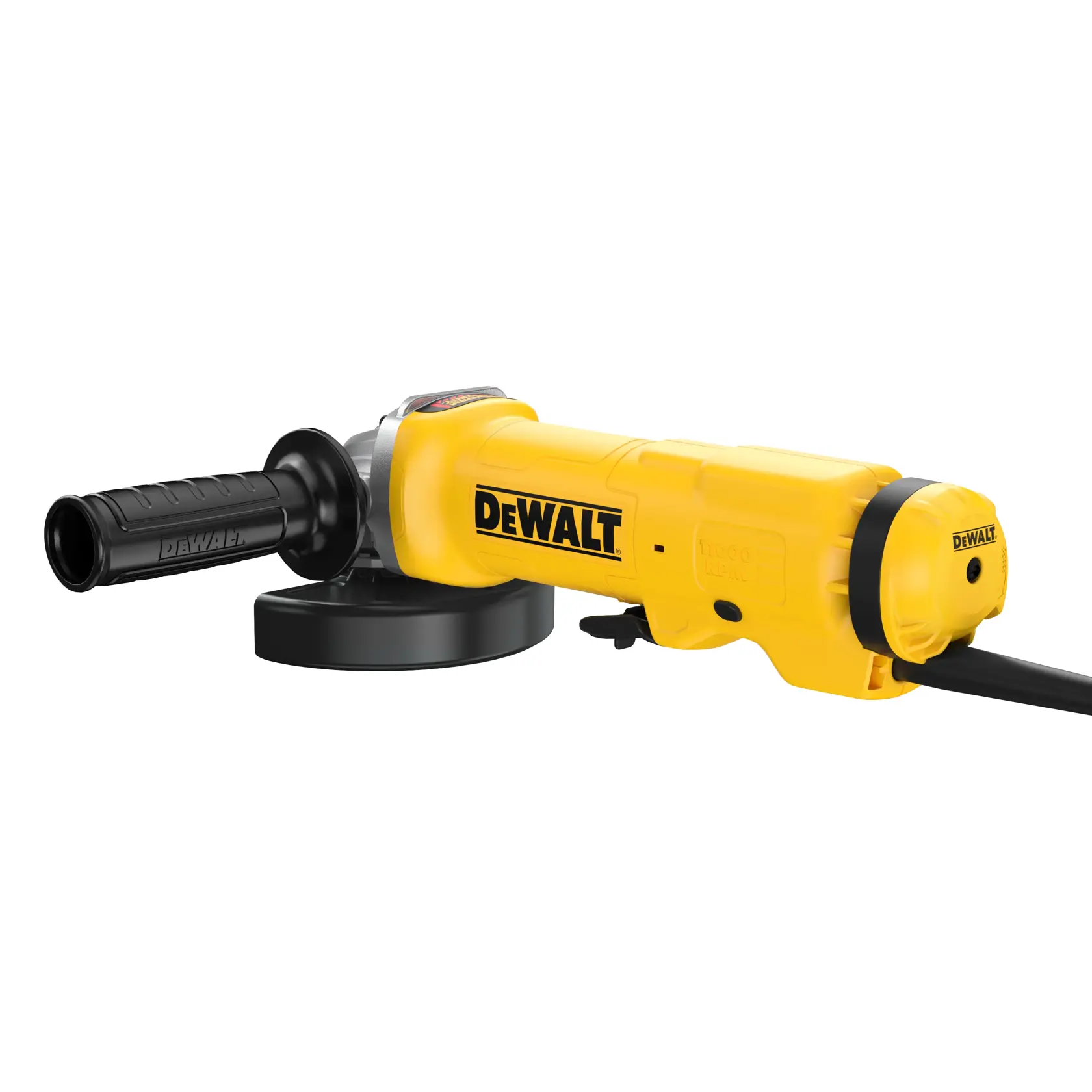 DEWALT® 4-1/2-Inch - 5-Inch (114mm - 127mm) Corded Electric Paddle Switch Grinder with Trigger Lock thumbnail 3