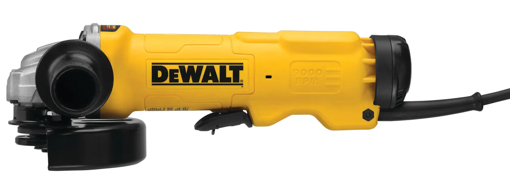 DEWALT® 6-in. (150mm) Corded Electric Paddle Switch Angle Grinder with No Lock-On