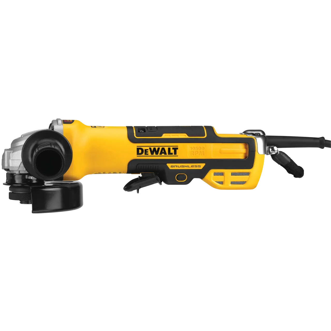 5 in. Brushless Paddle Switch Small Angle Grinder With Kickback Brake, No Lock-On