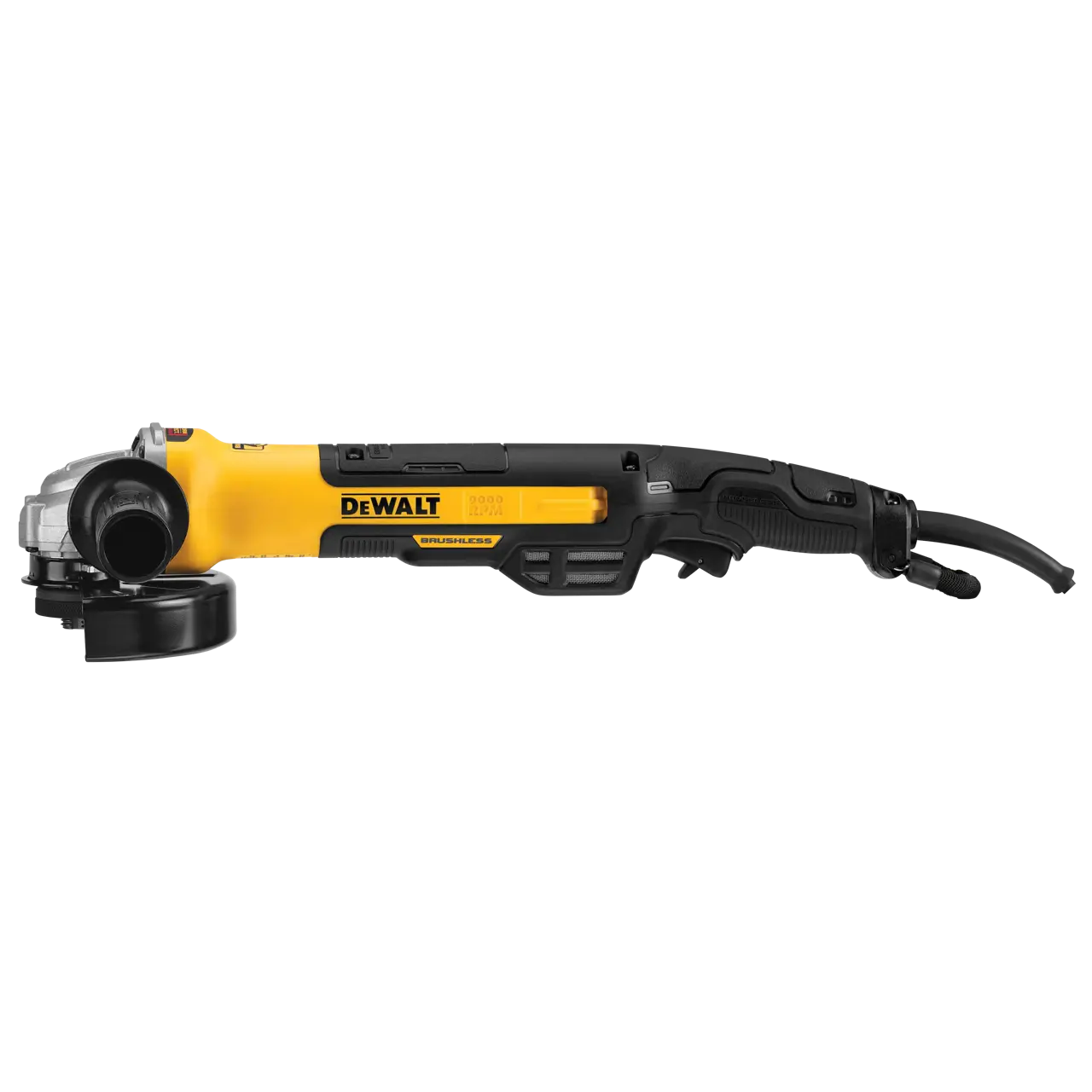 5 in./6 in. Brushless Small Angle Grinder, Rat Tail With KICKBACK BRAKE, No Lock-On