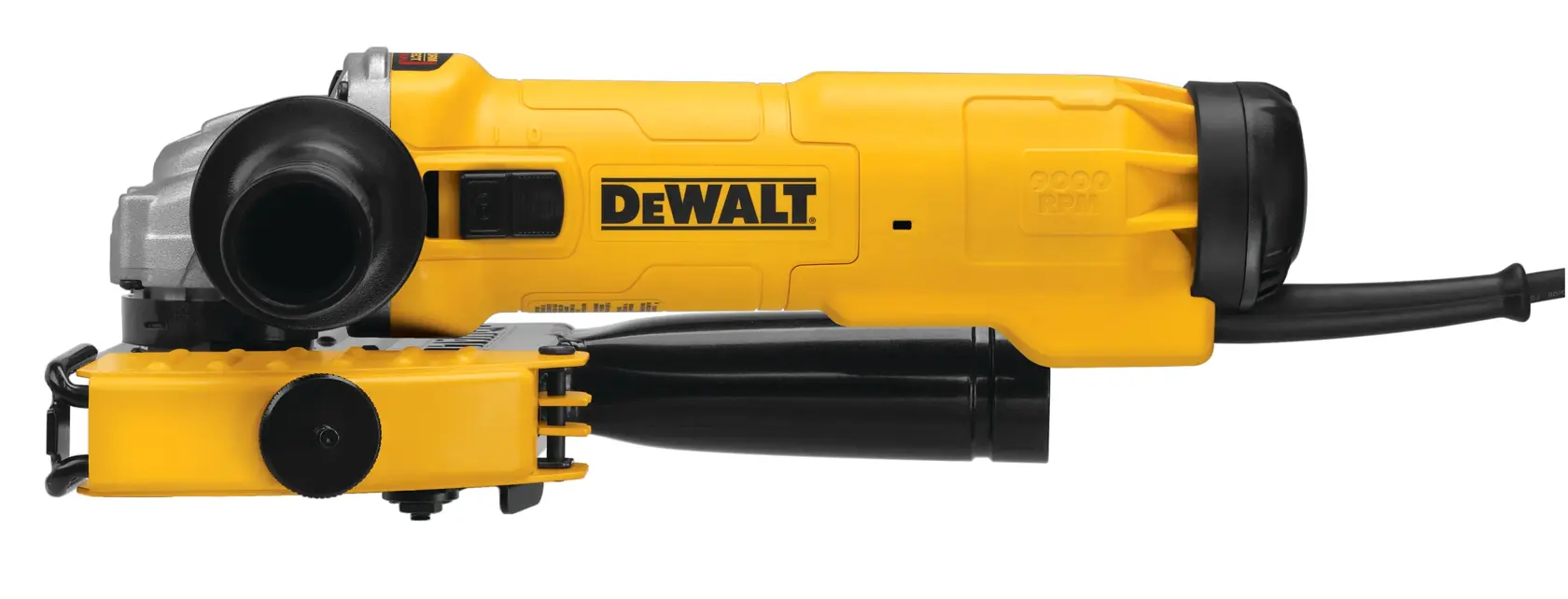 DEWALT® 6-in. (150mm) Corded Electric Slide Switch Angle Grinder with Tuckpoint/Cutting Shroud
