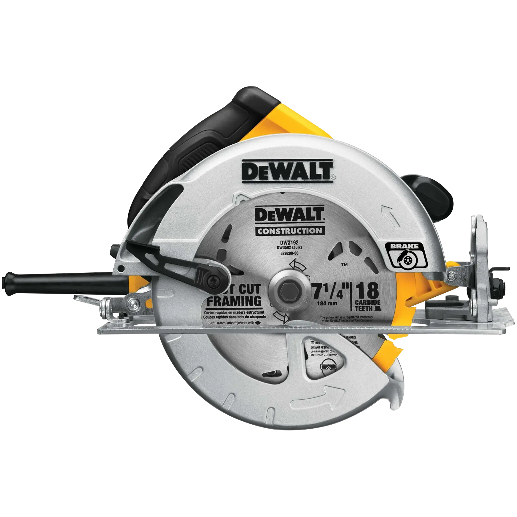 DEWALT® 7-1/4-in. Lightweight Circular Saw With Contractor Bag (Tool Only)