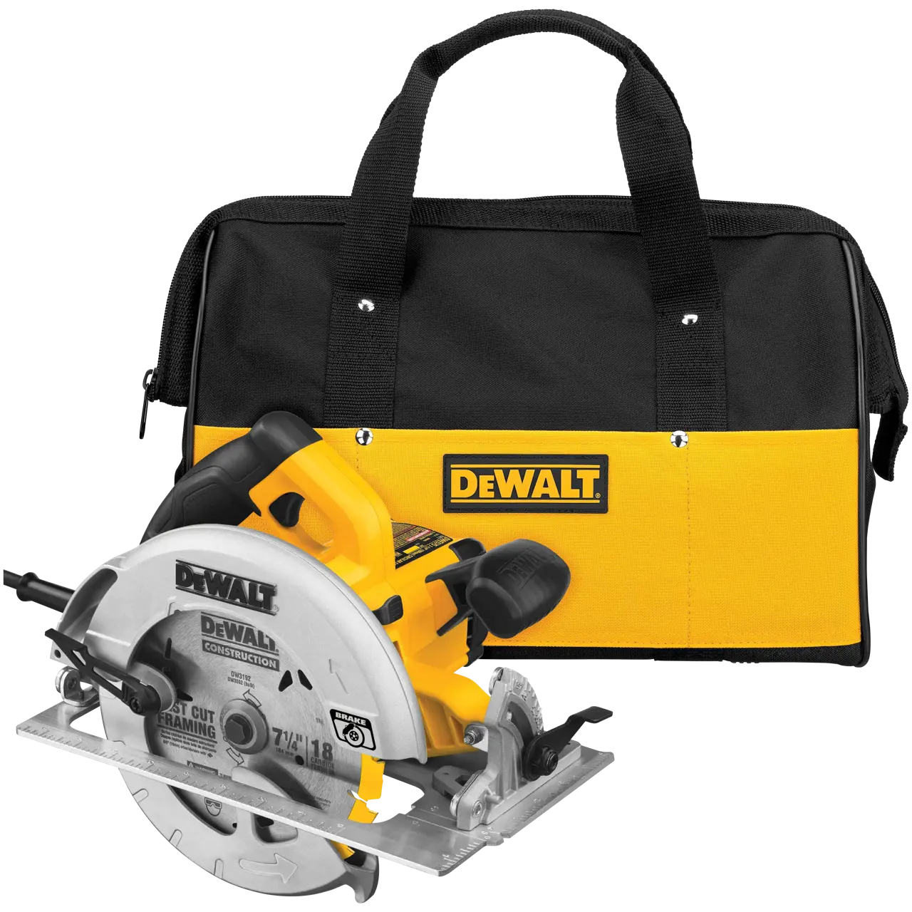 7-1/4 in. Lightweight Circular Saw With Contractor Bag (Tool Only)
