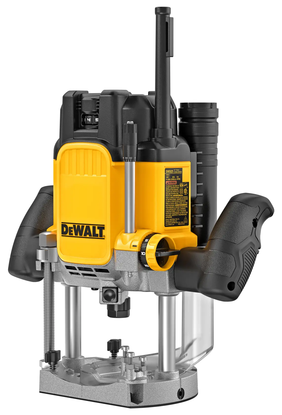 DEWALT® 3 Peak HP Electronic Variable Speed Plunge Router