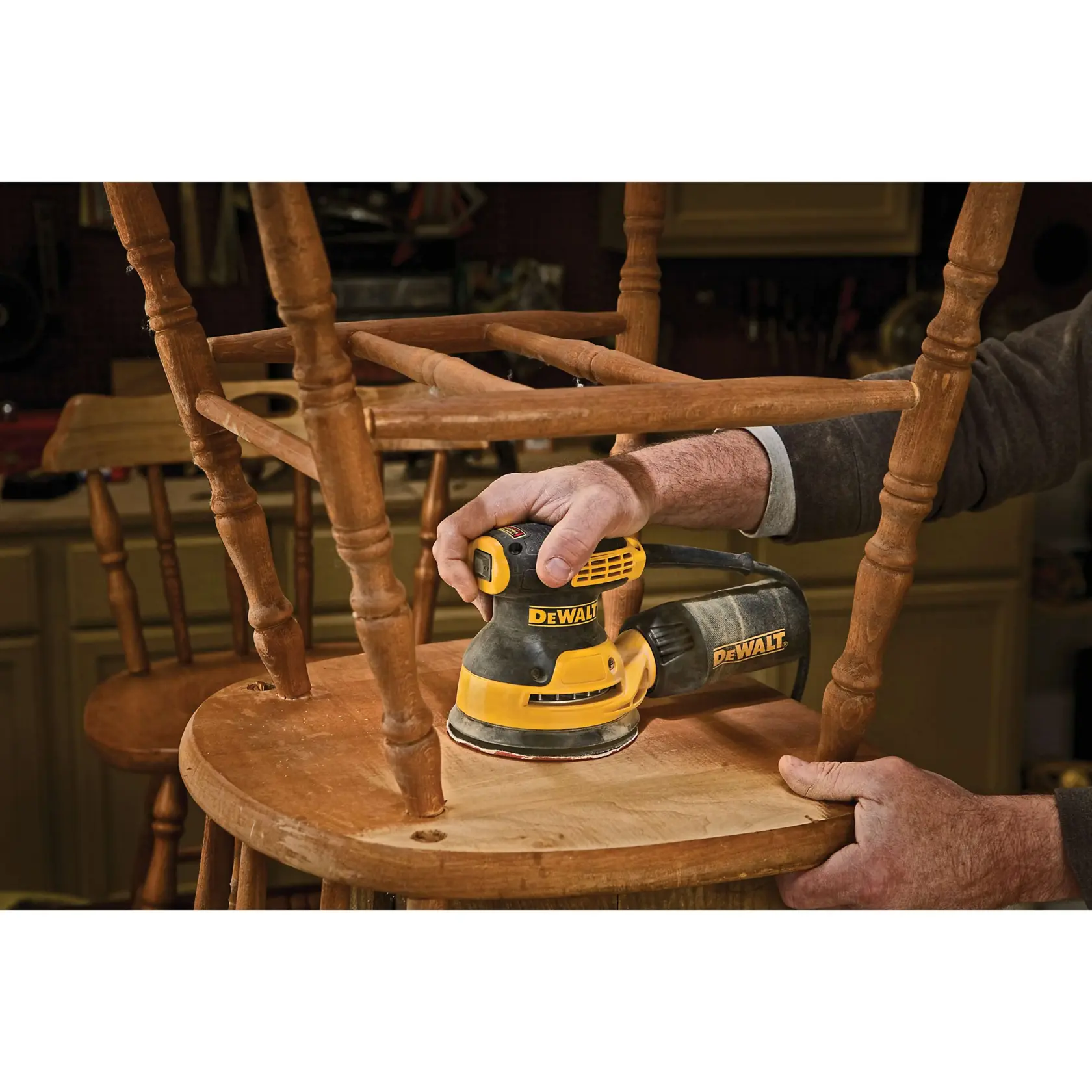 DEWALT® 5-in. Single Speed Random Orbit Sander Kit - H&L Pad