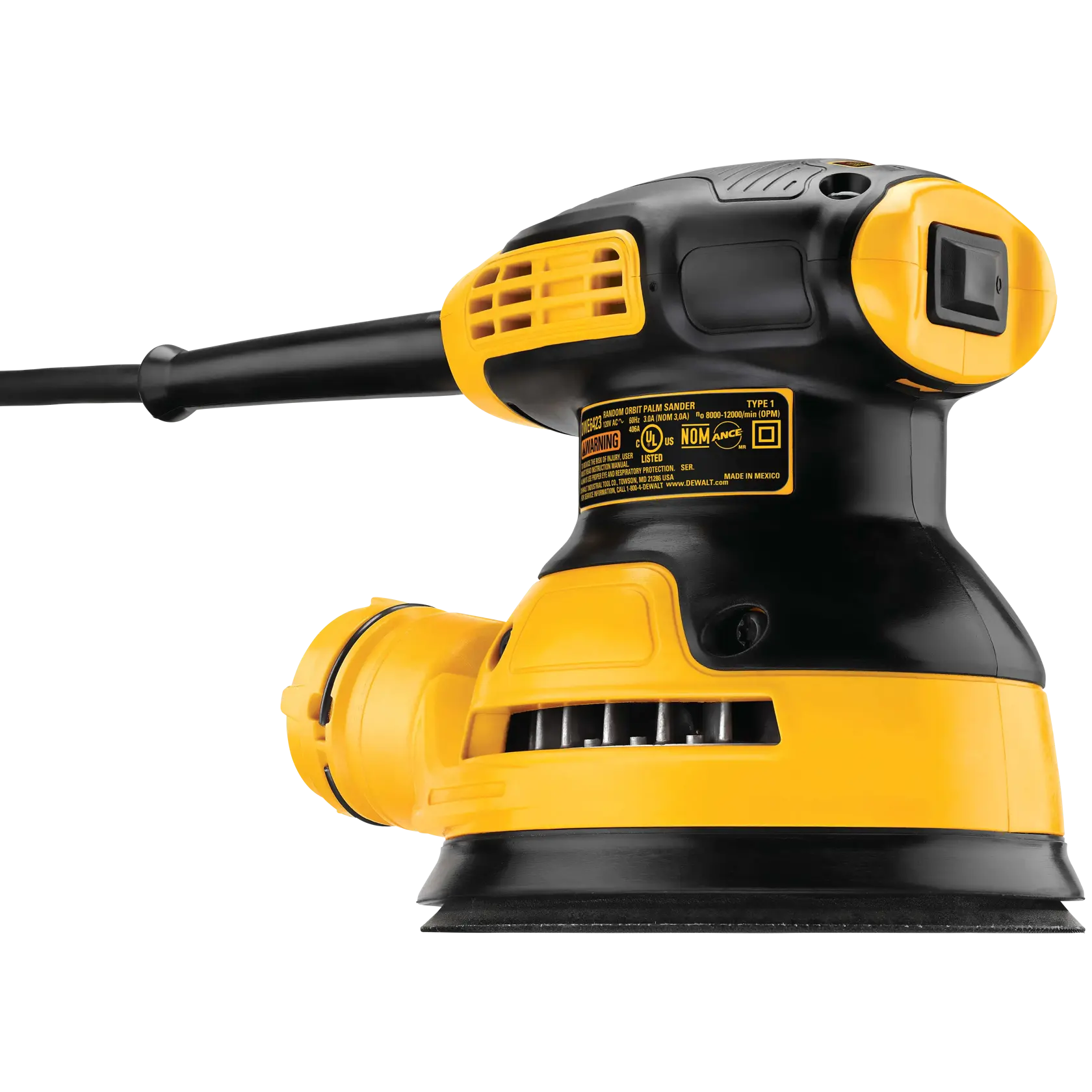 DEWALT® 5-in. Single Speed Random Orbit Sander - H&L Pad thumbnail 4
