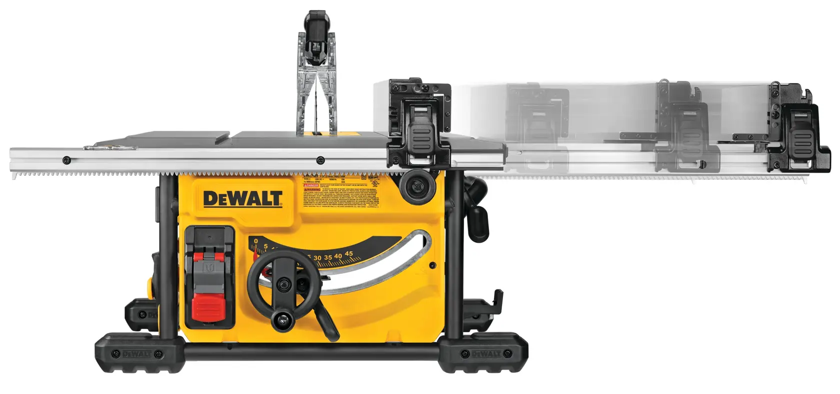 DEWALT® 15 Amp 8-1/4-in. Compact Portable Jobsite Table Saw thumbnail 3