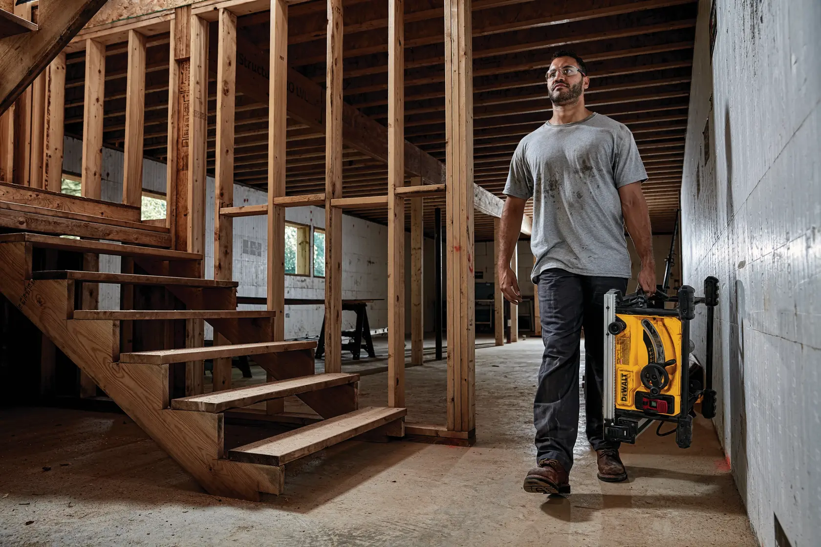 DEWALT® 15 Amp 8-1/4-in. Compact Portable Jobsite Table Saw