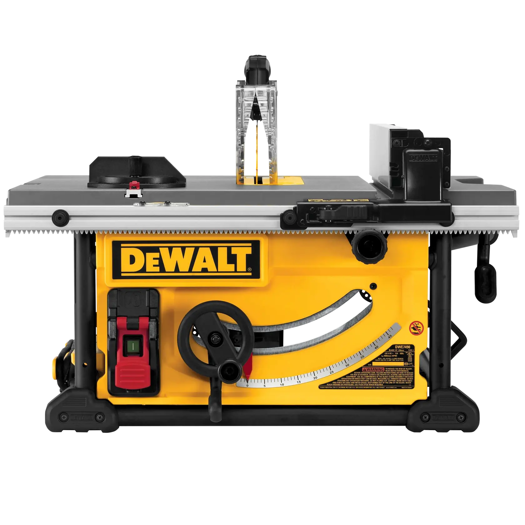 DEWALT® 10-in. Jobsite Table Saw and Rolling Stand thumbnail 4