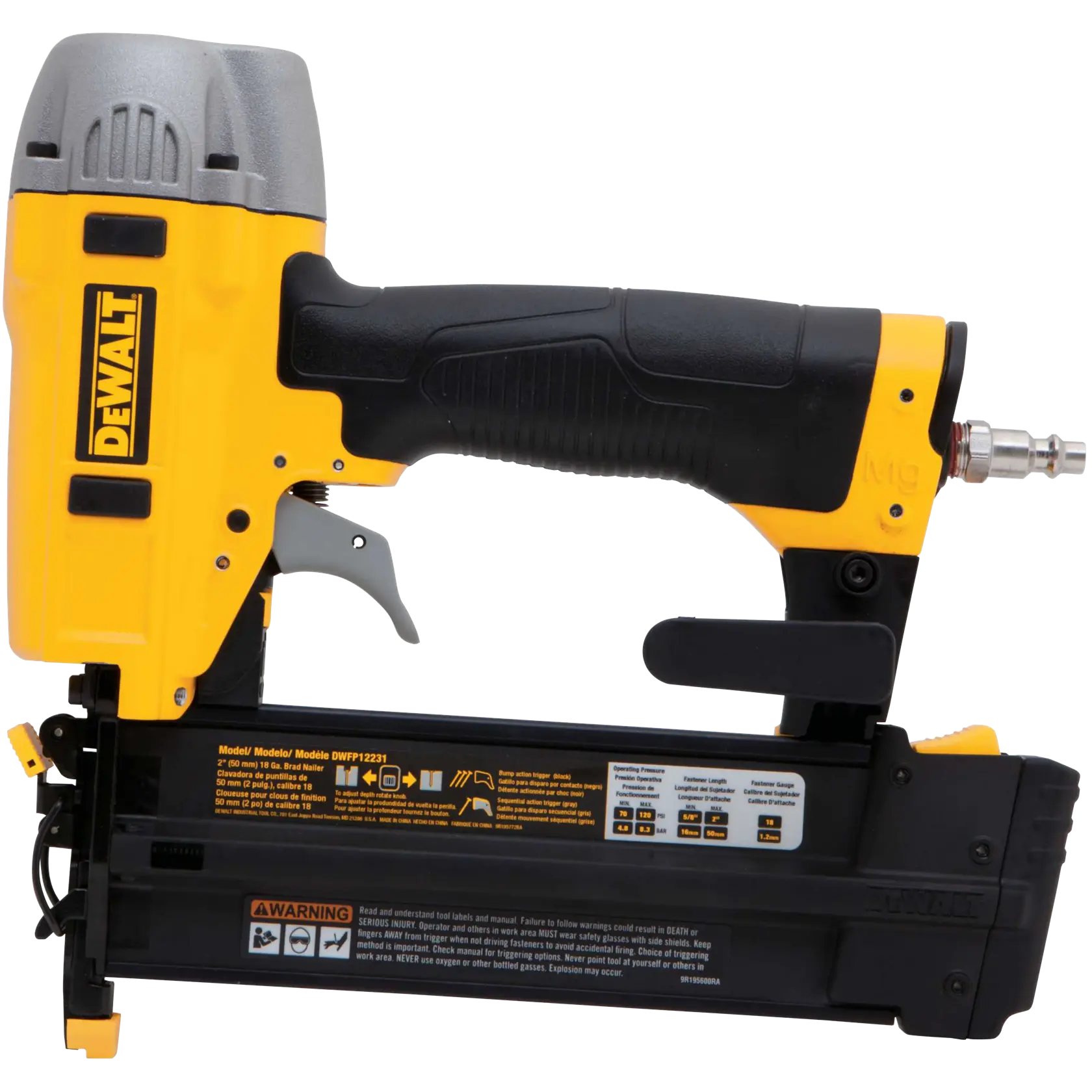 18 Gauge 2 inch brad nailer.