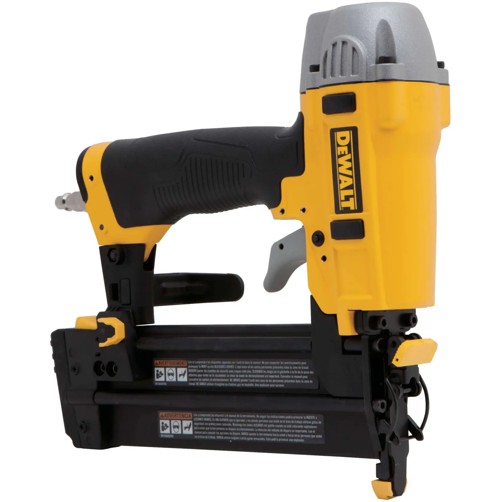 Profile of 18 Gauge 2 inch brad nailer.