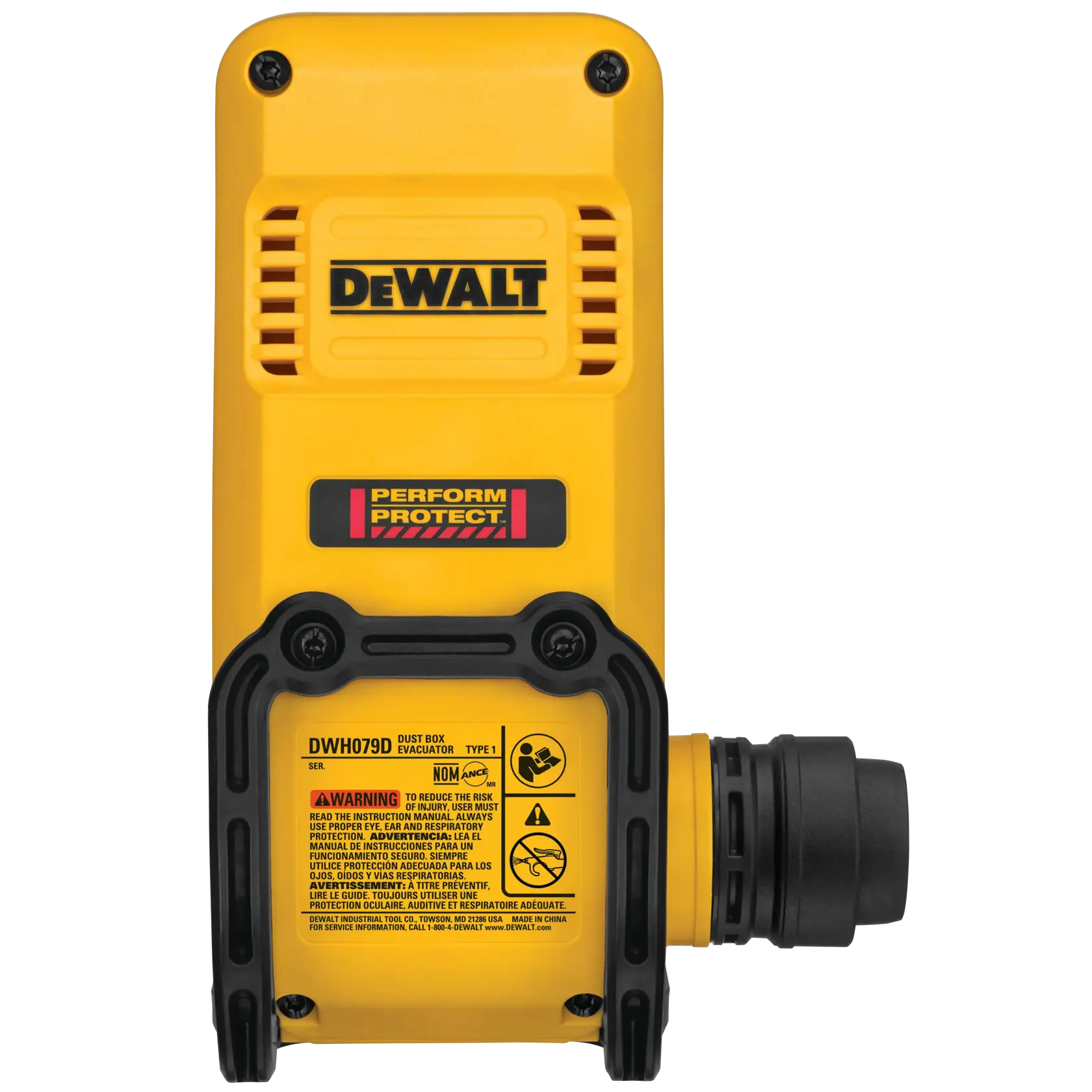 Slotted Drive Shaft rotary hammer dust box evacuator.rn