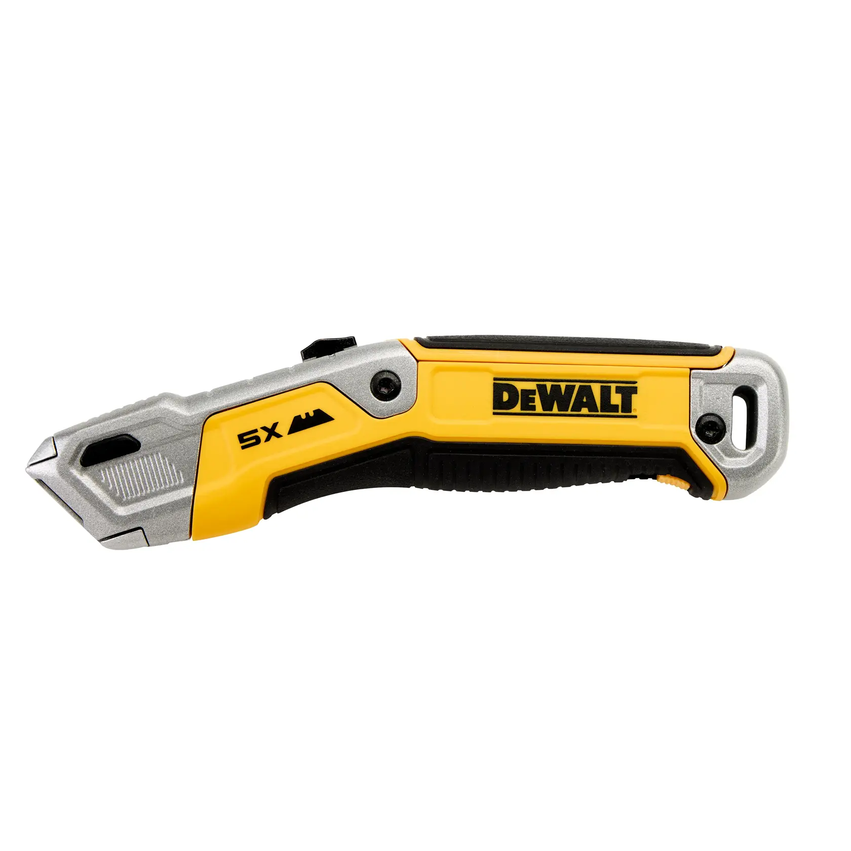 DEWALT® DWHT10998 Non Folding Knife front side on white at a profile view