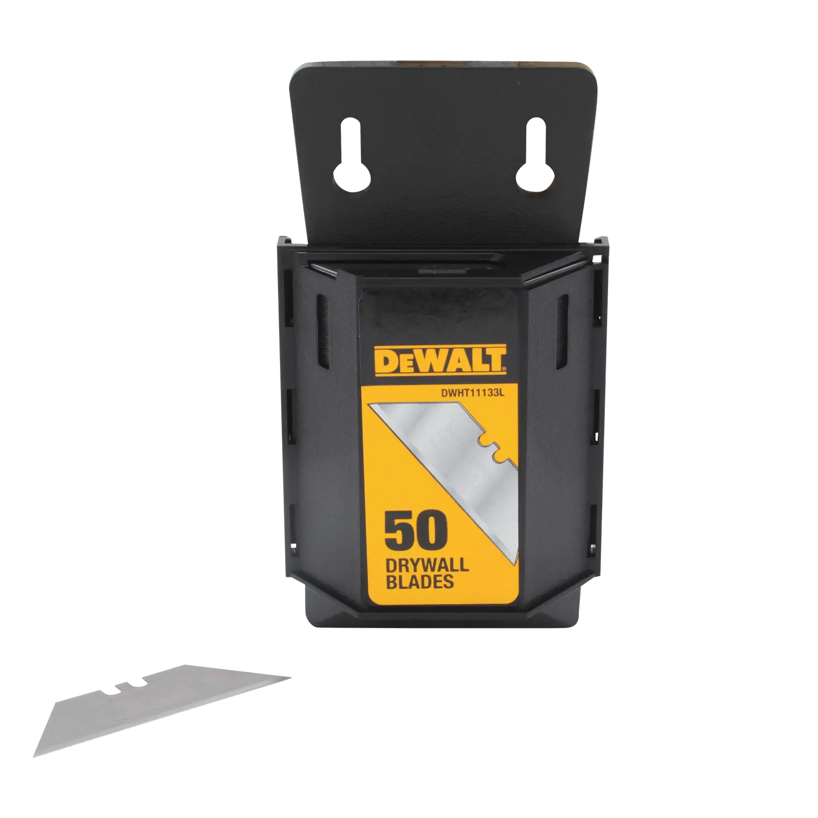 Profile of Drywall Blades 50 Pack along with single Drywall Blade.