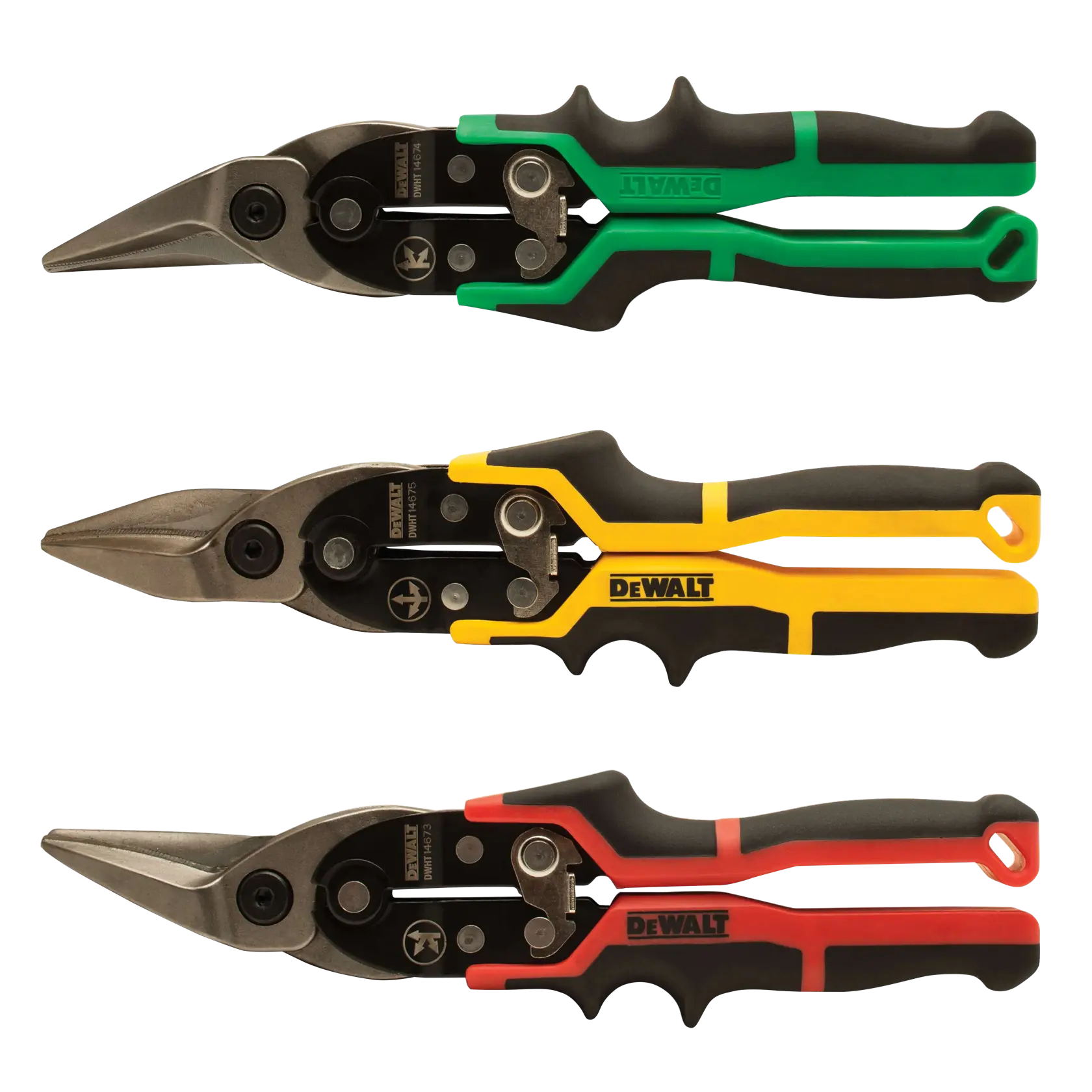 Profile of 3 pack Aviation Snips.