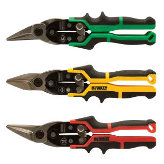 Profile of 3 pack Aviation Snips.