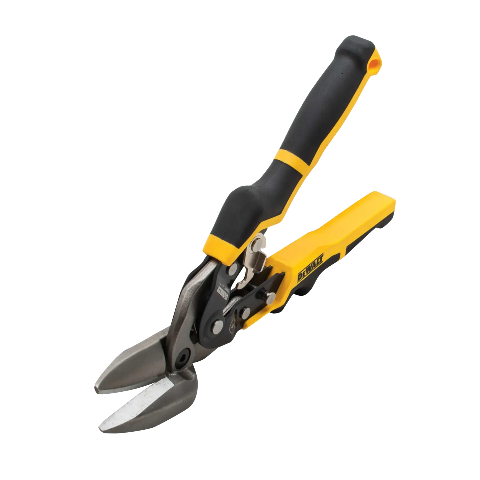 Profile of Offset Center Cut Aviation Snip unsecured.