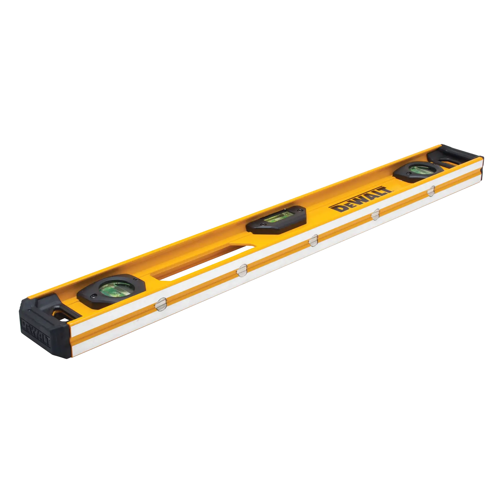 Profile of 24 inch Magnetic Premium I Beam Level facing upwards.