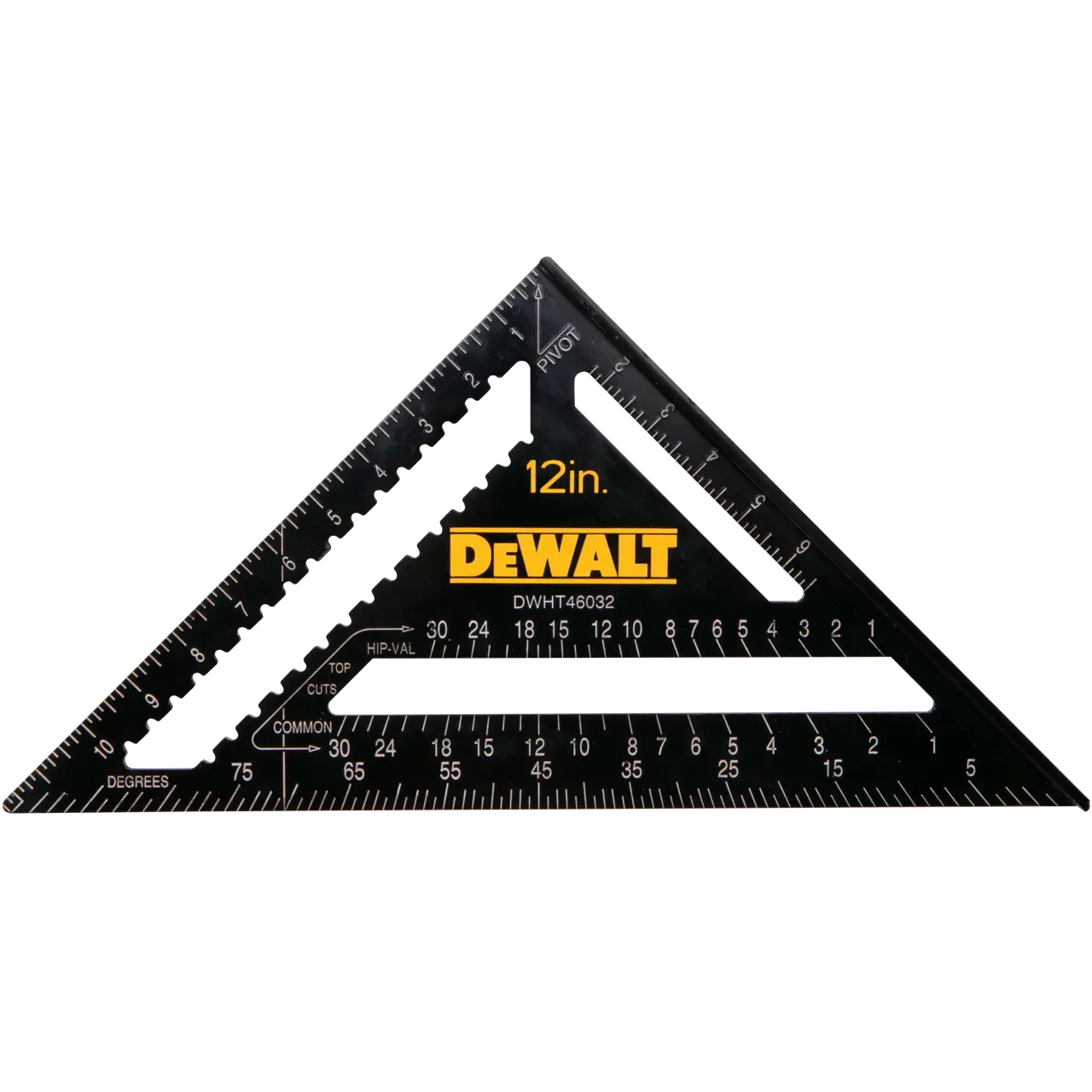 Profile of 12 inch Premium Rafter Square.