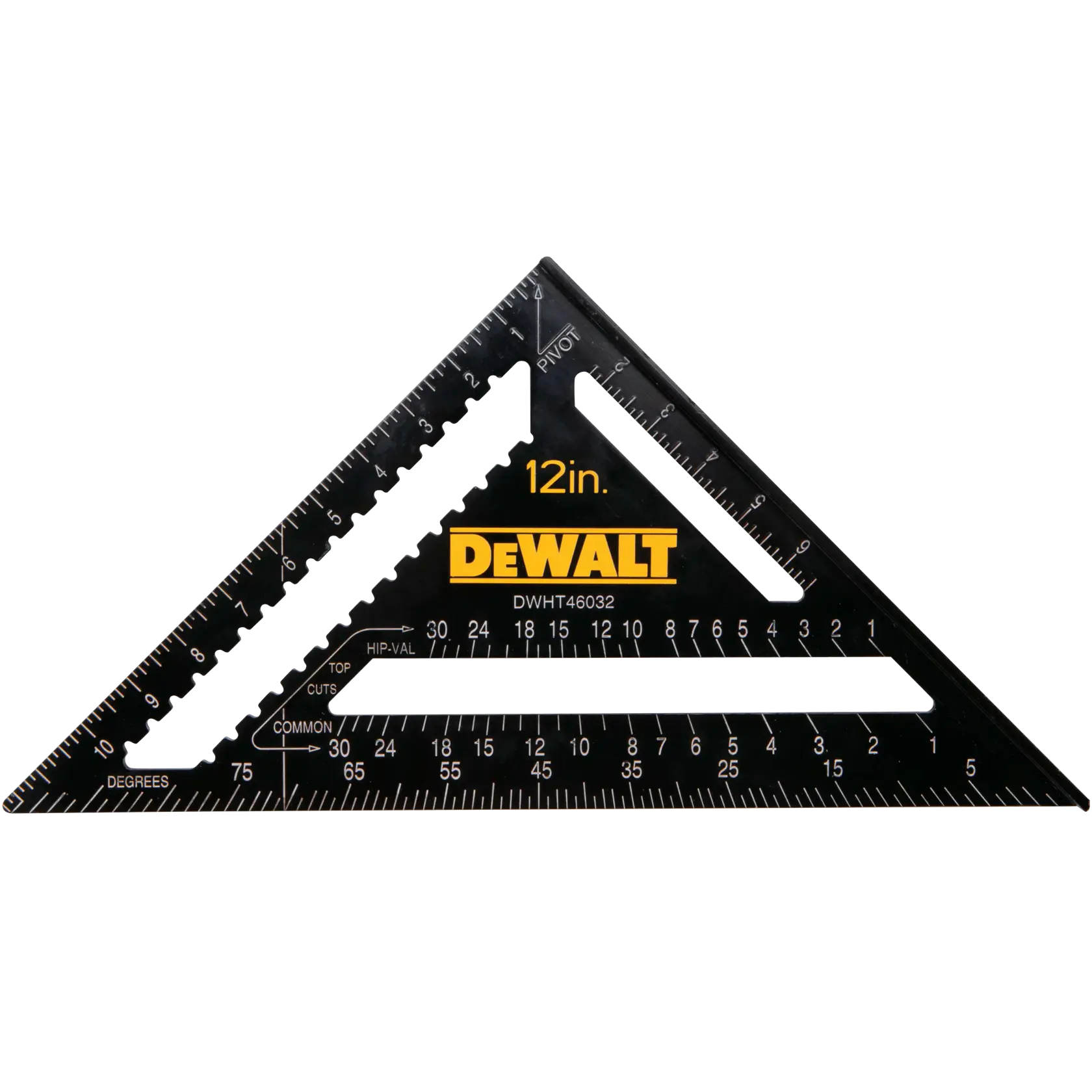 Profile of 12 inch Premium Rafter Square.