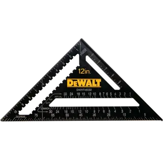 Profile of 12 inch Premium Rafter Square.