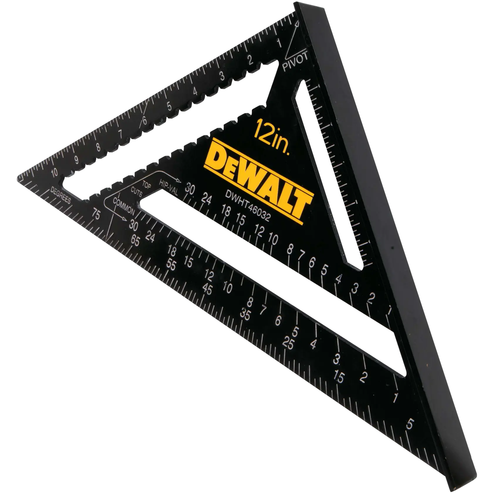 Close up of 12 inch Premium Rafter Square.