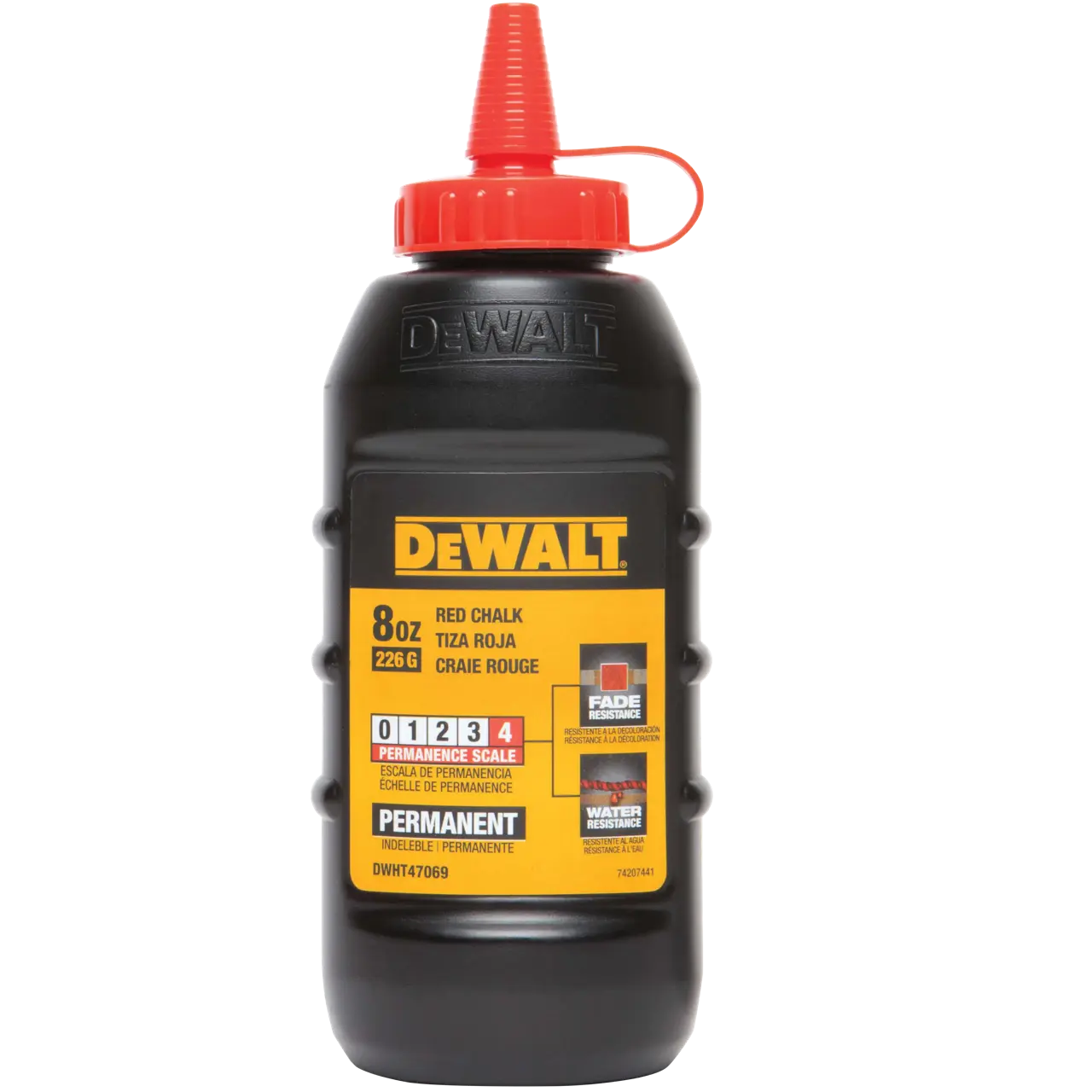 8 oz. Chalk - Red Permanent