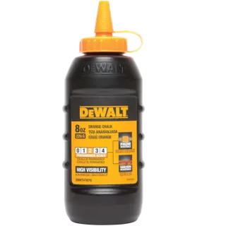 Profile of 8 ounces Chalk Orange High Visibility.