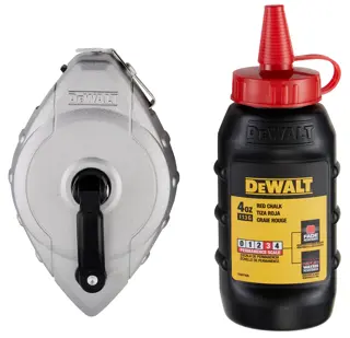 DEWALT CHALK REEL DWHT48331RC / DW 1:1 DIECAST w/ Red Chalk beauty image view1