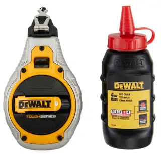 DEWALT CHALK REEL DWHT48335RC / DW 100ft 6:1 CHALK REEL w/ Red Chalk  beauty image view1