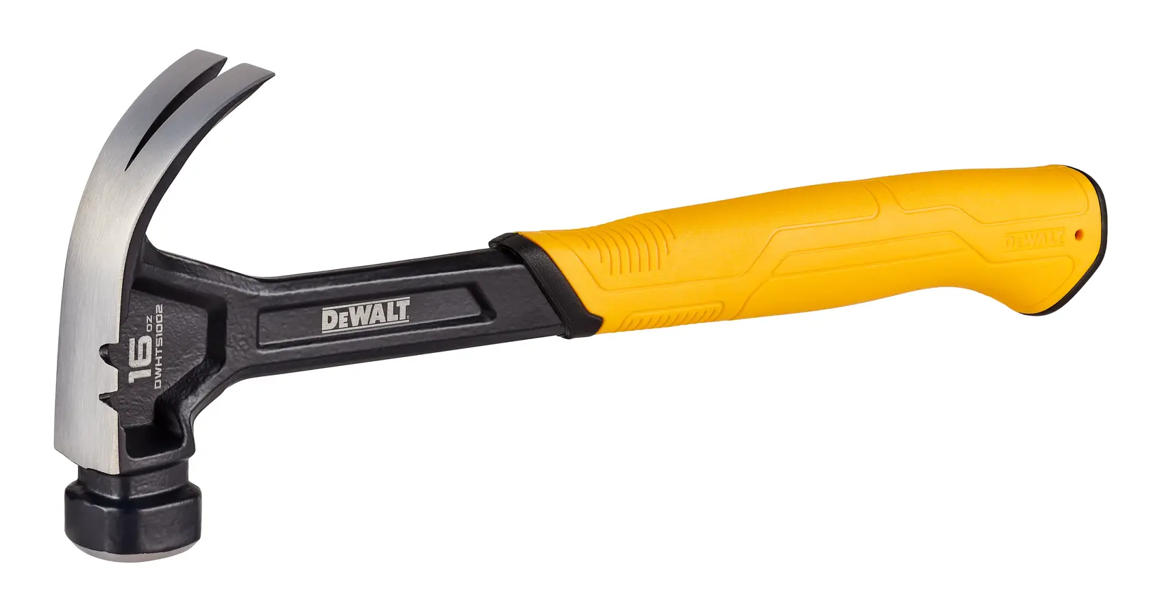 Profile of 16 ounce Steel Rip Claw Nailing Hammer.