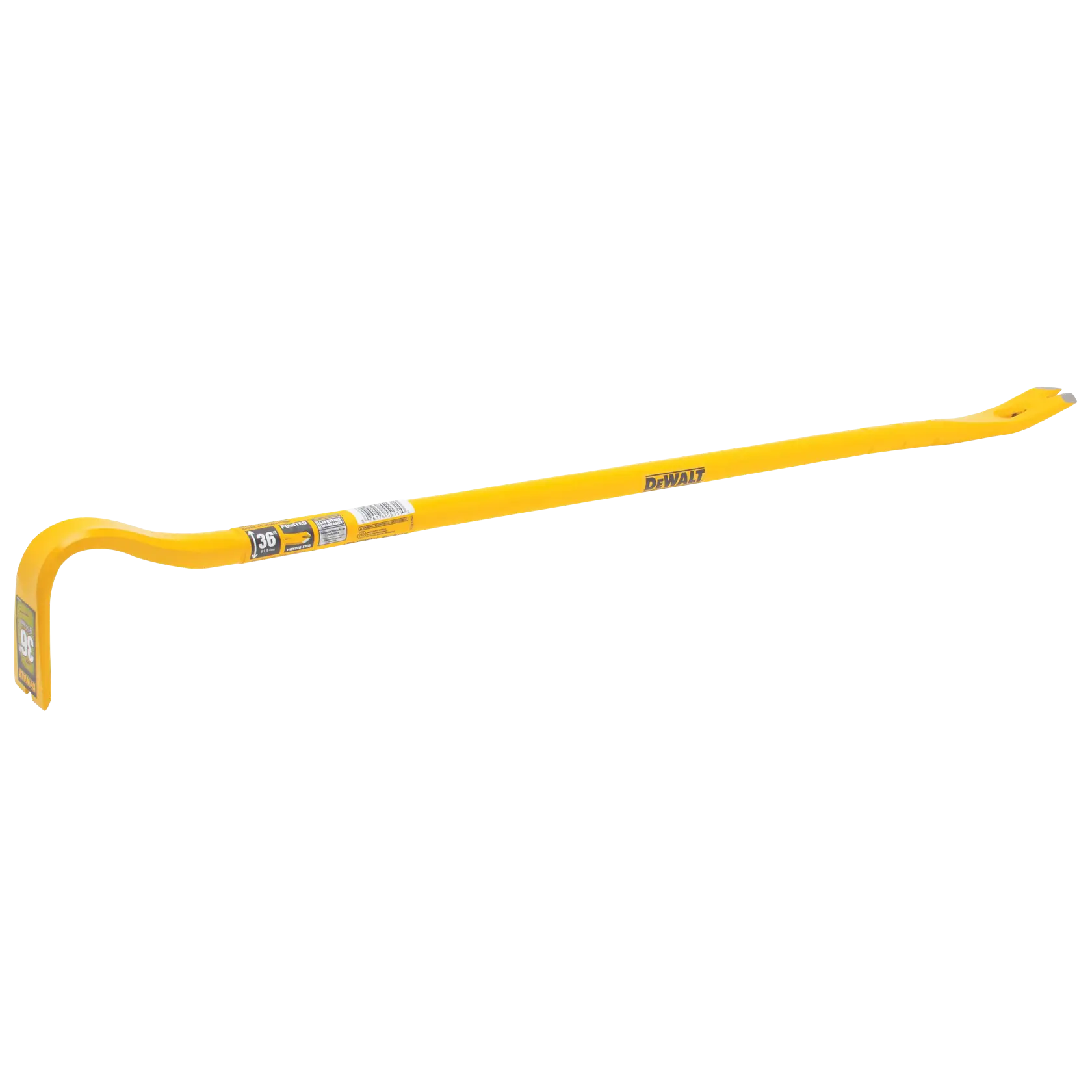 Profile of 36 inch Wrecking Bar.