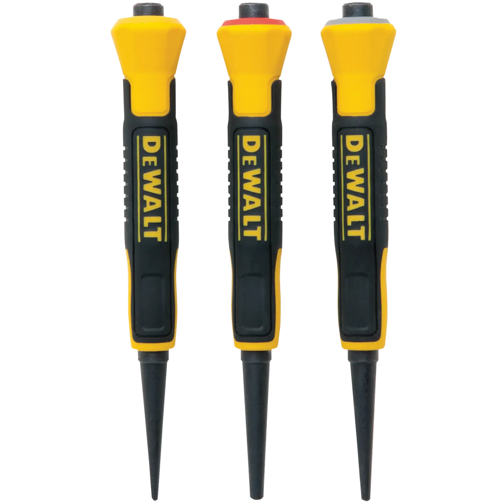 One thirty second two thirty seconds three thirty seconds inch Bi Material Nail Sets.