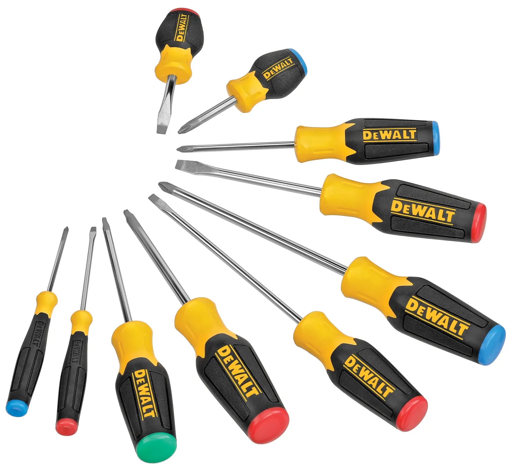 Profile of 10 Piece Screwdriver Set.