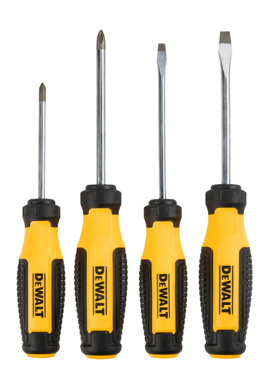 4-pc. Fixed bar screwdriver set